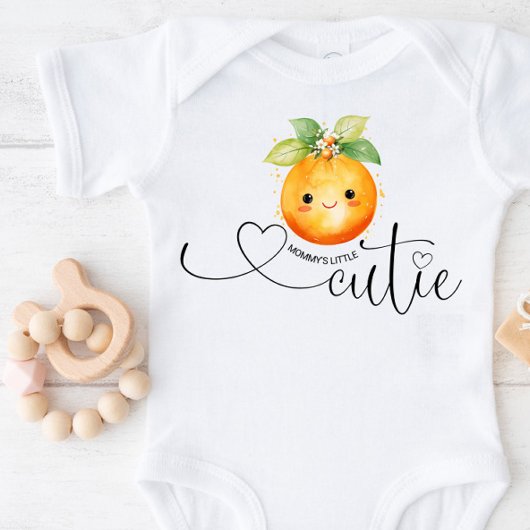 Body Mignon petit citron orange de Maman