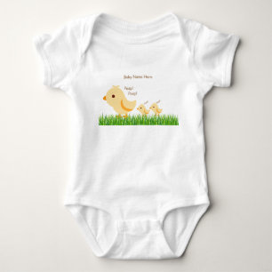 Body Mignon poussin jaune bébé