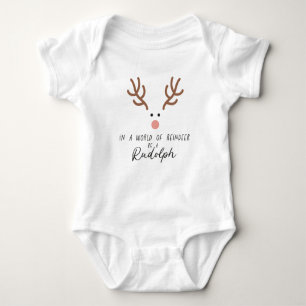 Body Mignon Rudolph le renne au nez rouge 