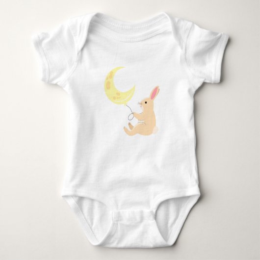 Body Mignonette Lune Bébé Bodysuit (Devant)