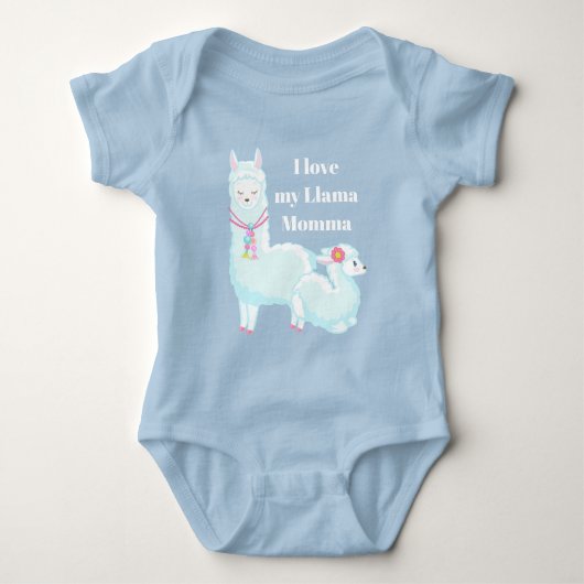 Body Mignonne amour lama maman ajouter message bodysuit (Devant)