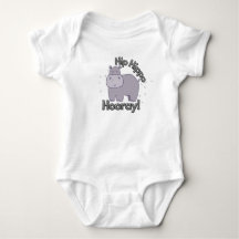 Mignonne, Drôle "Hip Hippo Hooray" Hippopotamus