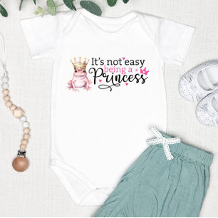 Body Mignonne drôle Pas facile d'être une princesse
