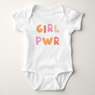 Body Mignonne fille Power Baby Bodysuit
