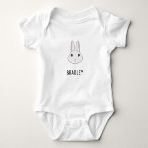 Body Mignonne lapin blanc sur