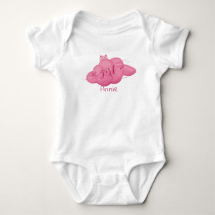Body Mignonne Nuage Aquarelle Bébé Fille