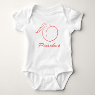 Body Mignonne, Peaches Baby Bodysuit , Une Pièce