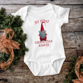 Body Mignonne Premier Noël Gnome Vacances Bébé Bodysuit