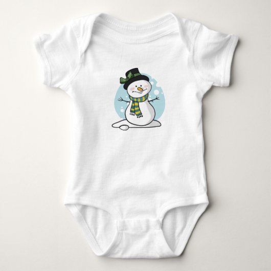 Body Mignonne Snowman Bodysuit bébé (Devant)