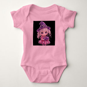 Body Mignonne sorcière chibi cristal Halloween