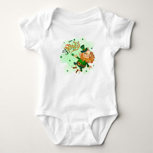 Body Mignonne St Patrick's Day Bodysuit bébé (Devant)