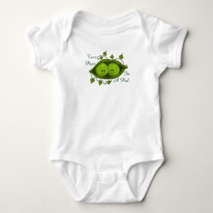 Body Mignons jumeaux deux petits pois dans une cosse