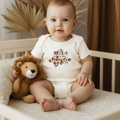 Body Mini de la Jungle Empreinte de léopard Heart Monog