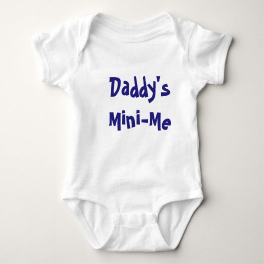 Body Mini-me de papa Onsie/Creeper pour bébé (Devant)