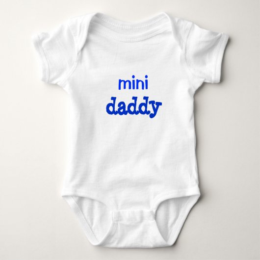 Body Mini-papa, rampante bébé en coton Jersey pour garç (Devant)