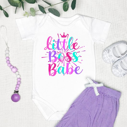 Body "Mini patronne" Coloré