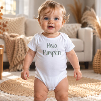 Body Minimalist Hello Pumpkin Baby