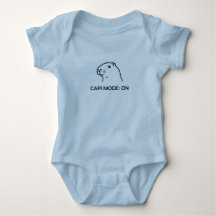 Mode Casquette Activé – Bébé Capybara Minimaliste
