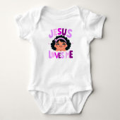 Body Modèle violet "Jésus m'aime" (Devant)
