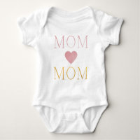 moderne minimaliste MOM or rousse rose Foil Heart
