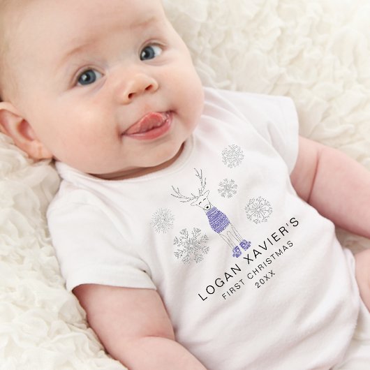 Body Moderne premier Noël cosy renne