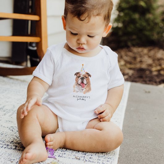 Body Moderne Simple Party Animal 1er anniversaire