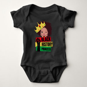 Body Mois de l'histoire noire Princesse Black Girl Magi