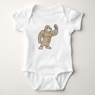 Body Mole comme Bodybuilder avec de grands Muscles