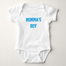 "MOMMA'S BOY" Bébé Boy Coton Bodysuit