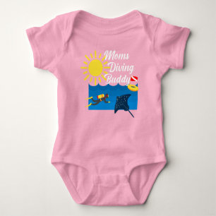 Body Moms Diving Buddy Design - Bodysuit Baby Jersey