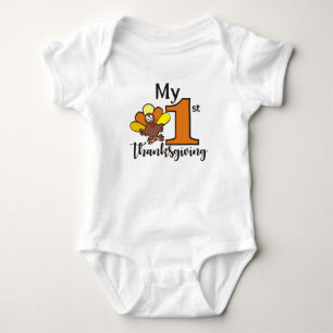 Body Mon 1er maillot de bébé Thanksgiving