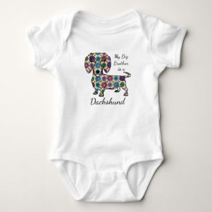 Body Mon Big Brother est un Bodysuit Dachshund