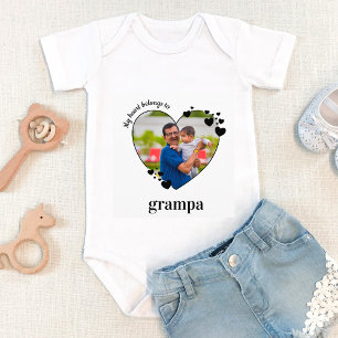 Body Mon Coeur Appartient À Grand-Père Photo Personnali