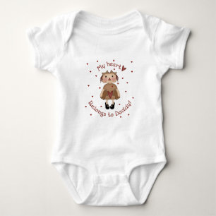 Body Mon coeur appartient à papa ! Raggedy Ann