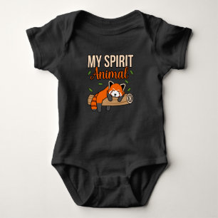 Body Mon Esprit Animal Red Pandas mignon Pet Panda Love