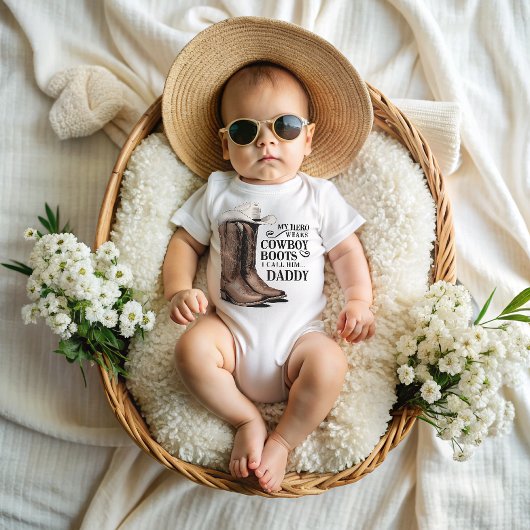 Body Mon héros porte des bottes de cowboy