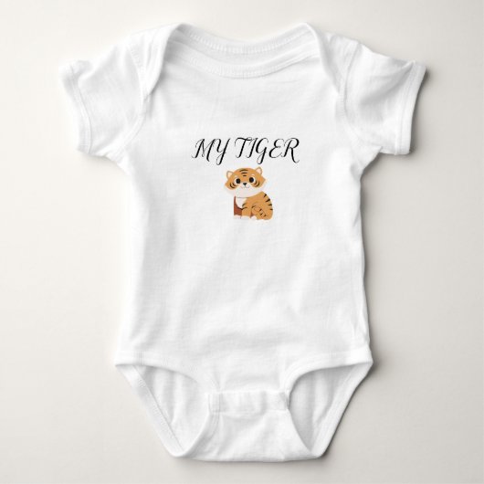 Body Mon maillot de bébé design tigre (Devant)