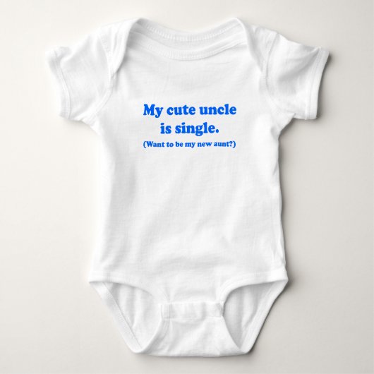 Body Mon oncle mignon Is Single (Devant)