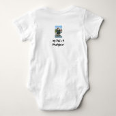 Body Mon papa est un sapeur-pompier - (Dos)
