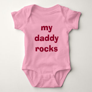 Body Mon papa roche pour petite fille i