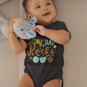 Body Mon père Rocks Vintage Retro mignonne