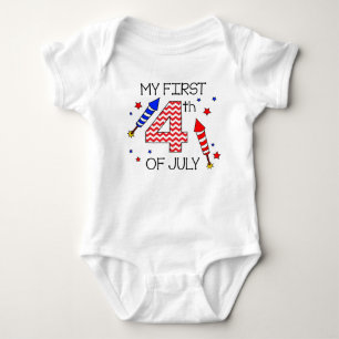 Body Mon premier 4 juillet costume infantile de corps
