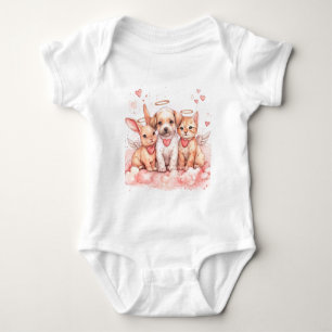 Body Mon Premier Ensemble de la Saint-Valentin Lapin
