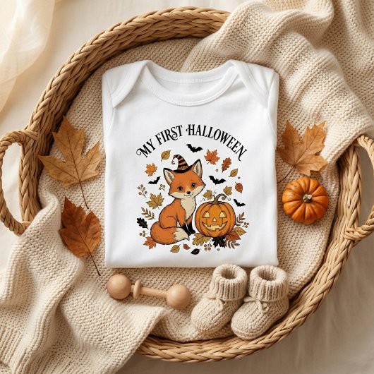 Body Mon premier Halloween orange