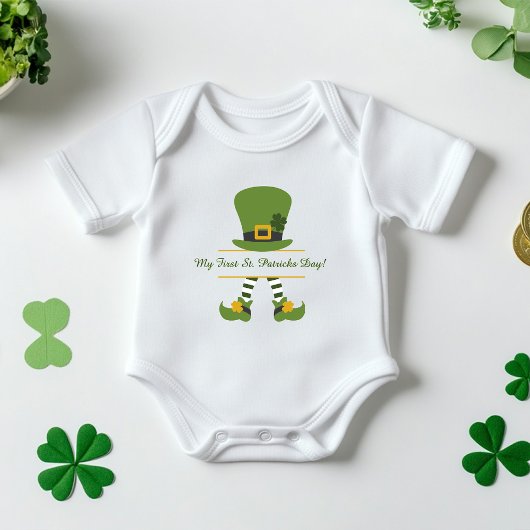 Body "Mon premier jour de la Saint-Patrick" sur mesure