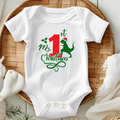 Body Mon premier Noël Dinosaure Mignon Dino