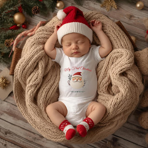 Body Mon premier Noël Père Noël – Personnalisé 