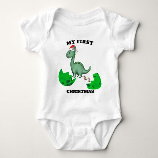 Body Mon premier Noël T-Rex Dinosaur enfant Noël (Devant)