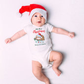 Body Mon premier nom de bébé personnalisé de Noël