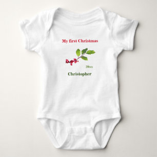 Body Mon premier nom de Noël année Saint-Berry T-Shirt